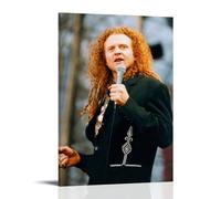 WLFUUNB Simply Red Pop Singer Cool Retro Music Album Cover Canvas Poster Wall Art Decorative Painting Bedroom Painting Posters 24x36inch(60x90cm) Frame-style