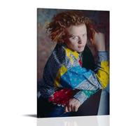WLFUUNB Simply Red Pop Singer Cool Retro Music Album Cover Canvas Poster Wall Art Decorative Painting Bedroom Painting Posters 20x30inch(50x75cm) Frame-style