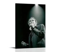 WLFUUNB Simply Red Pop Singer Cool Retro Music Album Cover Canvas Poster Wall Art Decorative Painting Bedroom Painting Posters 20x30inch(50x75cm) Frame-style