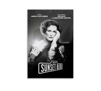 WLFUUNB Sunset Boulevard Great Retro Movie TV Series Canvas Poster Wall Art Decorative Painting Bedroom Painting Posters 08x12inch(20x30cm) Unframe-style