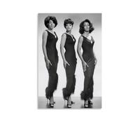 WLFUUNB The Supremes Pop Singer Cool Retro Music Album Cover Canvas Poster Wall Art Decorative Painting Bedroom Painting Posters 16x24inch(40x60cm) Unframe-style