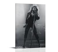 WLFUUNB Tina Turner Pop Singer Cool Retro Music Album Cover Canvas Poster Wall Art Decorative Painting Bedroom Painting Posters 16x24inch(40x60cm) Frame-style