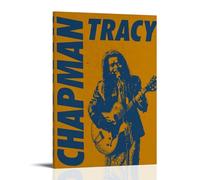 WLFUUNB Tracy Chapman Pop Singer Cool Retro Music Album Cover Canvas Poster Wall Art Decorative Painting Bedroom Painting Posters 16x24inch(40x60cm) Frame-style
