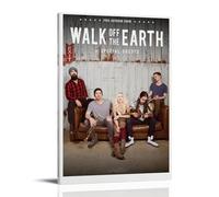 WLFUUNB Walk Off The Earth Pop Singer Cool Retro Music Album Cover Canvas Poster Wall Art Decorative Painting Bedroom Painting Posters 24x36inch(60x90cm) Frame-style