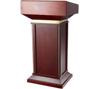 WLGDBXF Modern Podium Pulpit Stability Podiums Portable Durable for Meeting Room School Churches Auditorium Classroom Wooden