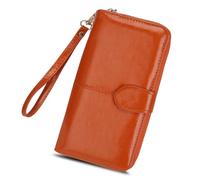 WLH Alexanders Wallet Compatible with Women Holder Multi Card Clutch Long Card Holder Organizer Ladies Purse with Wrist Strap Purse(Color4)