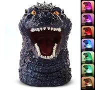 WLHONG Dinosaur Monster Night Light for Kid, Cute Color Changing Silicone Baby Night Light with Touch Sensor, Portable Rechargeable LED Bedside Nursery Lamp for Toddlers Room, Monster Gift Boys Girls