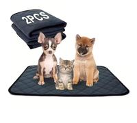 Wlian Washable Puppy Pads 2 Pack - Reusable Dog Training Pads, Super Absorbent Waterproof Pee Pads with Non Slip Backing, Fast Drying Pads for Indoor Outdoor & Car Travel