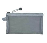 WLIHDB 2 Pieces of Transparent mesh Pencil Cases for Pencil | Simple storage bag, exam-specific portable pen bag, large-capacity stationery bag, file bag(Color1)