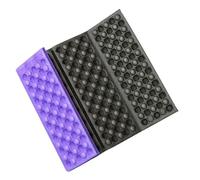 WLIHDB 2pcs Outdoor Portable Four-folding Cushion Waterproof Camping Mini Stain Resistance for Outdoor(Purple)