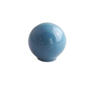 WLIHDB 5Pairs Colorful Ceramic Cabinet Knobs Round Single Hole Drawer Pulls Minimalist Bottle Cap Handles Kitchen Bedroom Wardrobe Furniture for Chest of Drawer(Color 9)