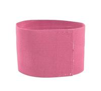 WLIHDB Captain'S Armband 10pcs Elastic Armband Solid Color Nylon Football Arm Band Sleeve Badge For All Sports Events(Pink)