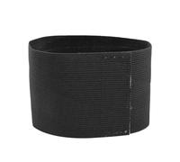 WLIHDB Captain'S Armband 10pcs Nylon Armband Solid Color Elastic Group Football Arm Band For All Sports Events(Black)