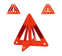 WLIHDB Warning Triangle 3pcs Car Emergency Breakdown Warning Triangle Reflective Safety Hazard Tripod Foldable Stop Sign Reflector Cars Stand For Roadside Emergencies