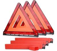 WLIHDB Warning Triangle 3pcs Car Triangle Reflective Tripod Emergency Breakdown Warning Safety Road Reflector Emergencies Stop For Roadside Emergencies