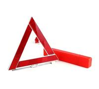 WLIHDB Warning Triangle 3pcs Car Tripod Foldable Stop Sign Reflector Triangle Red Reflective Hazard Emergency Breakdown Safety Warning Tool For Roadside Emergencies