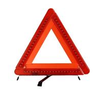 WLIHDB Warning Triangle Car Emergency Breakdown Warning Triangle Red Reflective Road Safety Hazard Tripod Portable Foldable Stop Sign Reflector For Roadside Emergencies