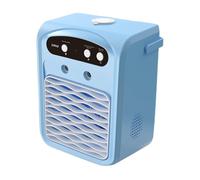 Wlikmjg Room Air Conditioner | 3-Speed Indoor Air Conditioner with Light | Evaporative Cooler 1L Water Tank Wireless Speaker with Humidifier for Apartment Camping Tents Workplace Travel Garage