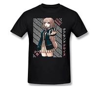 WLIN Chiaki Nanami Super Anime Clothes Design Danganronpa Ultra Despair Girls Manga T-Shirt Men Cotton Tee Tshirt Harajuku Streetwear