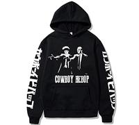 WLIN Cowboy Bebop Anime Hoodies Harajuku Cool Spike Spiegel Jet Black Manga Streetwear Oversize Long Sleeve Unisex Winter Sweatshirts