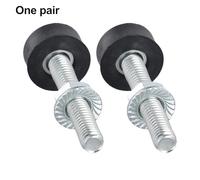 Wlinfetity 1 Pair 2Pcs Hood Bumper Stopper Buffer for Camaro Nova GTO Chevy GM - Stainless Steel and Rubber, Fits General Motors Models with Bolt and Nut Included