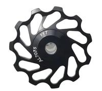 Wlinfetity 11T for Bicycle Derailleur Guide Wheel 42mm Metal Rear Derailleur Sprocket for 7/8/9/10 Speed Compatible with Black/Red