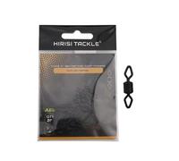 Wlinfetity 20pcs Carp Fishing Quick Change Swivels, Stainless Steel Speed Snaps with Anti-Sleeves, 18mm Figure 8 Rig Connectors for Terminal Tackle