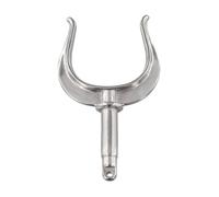 Wlinfetity 316 Stainless Steel Side Mount Row Boat Oarlock Socket Bracket, Paddle Holder for Kayaks, Canoes and Small Boats, Silver