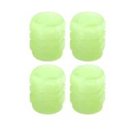 Wlinfetity 4Pcs Luminous Tire Valve Caps for Car, Truck, for Bike - Glow in the Dark Wheel Valve Dust Covers, 8mm Fit, Plastic Prank Fun Accessories, Compatible with SUVs and Off-Road Vehicles