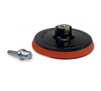 Wlinfetity Backing Pad 150mm for Angle Grinder and Drill - M14 Adapter Included, Fits 125mm Sanding Discs, 10mm Thick Polishing Sponge, for Metalworking and Woodworking