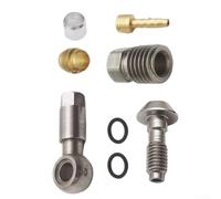 Wlinfetity Brake Hose Olive Replacement Kit for MAGURA MT4 MT6 MT8 Bicycles, Works with 5mm Brake Lines in Stainless Steel for Longevity, Bike Brake Fitting Kit