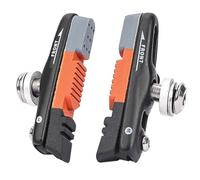 Wlinfetity Brake Pads for Campagnolo Record Carbon Look Cartridge, Aluminum Alloy Rim Brakes with Unique Drainage Pattern Design and Enhanced Wet Road Braking