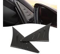 Wlinfetity Carbon Fiber ABS Wind Deflector Trim for Toyota Supra A90 2019-22, 2-Pack Aerodynamic Noise Reducing Side Window Visor with Enhanced Durability and Premium Style