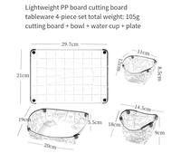 Wlinfetity Collapsible Silicone Cup, 19g for ULTRA-Light Foldable Camping Tableware, Multi-Purpose Cup/Bowl/Measuring Cup, Heat-Resistant (-20°C to 220°C), Includes Carabiner Clip, Transparent