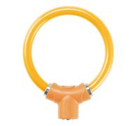 Wlinfetity Compact Anti-Theft for Bicycle for RING Lock with 11mm Steel Cable, Keyless Convenience, PVC Coated for Weather Resistance, Black