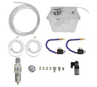 Wlinfetity Cooling Lubrication System Mist Sprayer 3L Container for Milling Machine Lathe CNC YS-BPV-3000 with Solenoid Valve 24 V 110 V 220 V Pressure Regulator and Air Filter for Cooling (24 V)