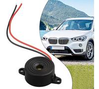 Wlinfetity DC 3-24V Piezo Electric Buzzer with Built-in Driver Circuit, 85dB Sound Pressure, Black ABS Enclosed Beeper for Industrial Use, 2.2 x 2.2 x 1 cm