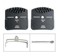 Wlinfetity Disc Brake Pads for Bicycle Resin H03A 26x36mm Compatible with BR-M8020 M820 M9120 HO3A HO3C DO2S DO3S Metal Heat Dissipation Cooling Performance for Road and Mountain Bikes