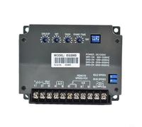 Wlinfetity EG2000 Engine Control Unit for Diesel, Petrol & Natural Gas Engines, 12V-24V Generator Speed Controller with PID Algorithm, Smoke Limiter & Idle Function