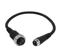 Wlinfetity Electric Reel Power Cable for DAIWA 800MJ, 2-Core Pure Copper Wire with PVC Insulation, 45/100/200cm Length Options, Black+Silver