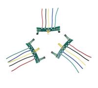 Wlinfetity Electric Vehicle Ebike Electric Scooter Hall Sensor 3147 41F 213 PCB Board with Cable for Two Wheel Motor 120 Degrees Sine Wave Compatibility, Green