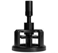Wlinfetity Espresso distributor tool with adjustable needle height, 51/58 mm for Wdt tool for portafilter, coffee powder stirrer with spiral gear design and removable base for 13-25 g (58)