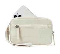 Wlinfetity for Minimalist Design Storage Pouch with Transparent Section for Easy for Access to Contents and Identification(Beige)
