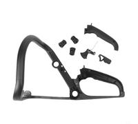 Wlinfetity Handle Bar with Shock Absorbers 017 018 MS170 MS180, Replacement Part 1130 791 4901, Metal Handlebar with Throttle Lever and Spring for Chainsaw, Black