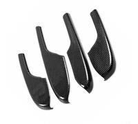 Wlinfetity Inner Door Armrest Cover Compatible with Honda Civic 10th Generation 2016-2020, ABS Plastic Protective Film, Black, 4-Piece Set
