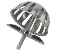 Wlinfetity Leaky Spud Top Filter Funnel, Commercial Washout Urinal Strainer with Chrome Finish for Effective Debris Collection and Drain Protection, Silver