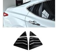 Wlinfetity Matte Black Rear Window Vent Louver Covers for Toyota Camry 2025+ LE XLE SE XSE, ABS Aerodynamic Quarter Glass Louvers, Tape-On Installation