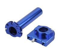 Wlinfetity Motorcycle Throttle Grips 22mm CNC Aluminum Handlebar Grip with Cable, Adjustable for Most Bikes, 13 cm Length, for UNIVERSAL Fitment for 7/8" Handlebars