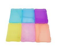 Wlinfetity Plastic Photo Storage Box 5x7 inch, Acid-Free Snap-Tight Design for Protection, 6-Pack Colorful Cases (Random Colors), 20x14.5x3cm for Scrapbooking Supplies and Loose Photos