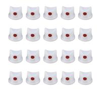 Wlinfetity Plastic Spray Nozzles White Replacement Caps for Spray Paint Bottles, 20 Pcs Compatible with Standard Aerosol Cans